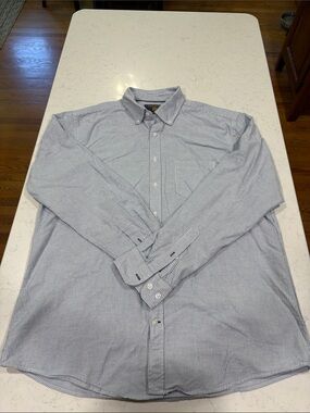 Men's Brook Tavernwr Light Blue Striped Button-Down Shirt - Classic Casual